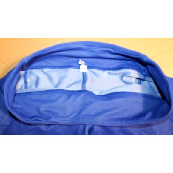 Womens Under Armour UA StudioLux Denim 20” Studio Capris Leggings MD Medium Blue - Picture 2 of 4